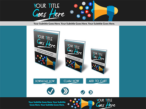 Product picture Marketing Minisite Template