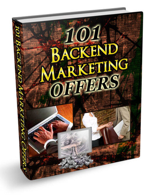 Product picture 101 Backend Marketing Offers